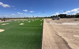 Imagen de As&iacute; se encuentra la obra de la cancha de hockey de c&eacute;sped sint&eacute;tico de Talleres