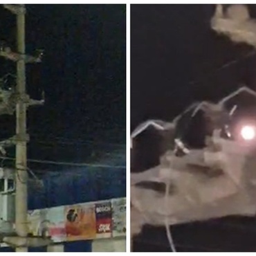 Imagen de Personal de la EPE trabaj&oacute; anoche en este transformador