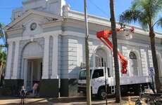 Imagen de "M&aacute;s seguro y moderno": El municipio avanza con el recambio de luminarias en la sede de Gobierno