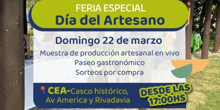 Imagen de Alvear celebrar&aacute; el D&iacute;a del Artesano con una feria especial en el casco hist&oacute;rico