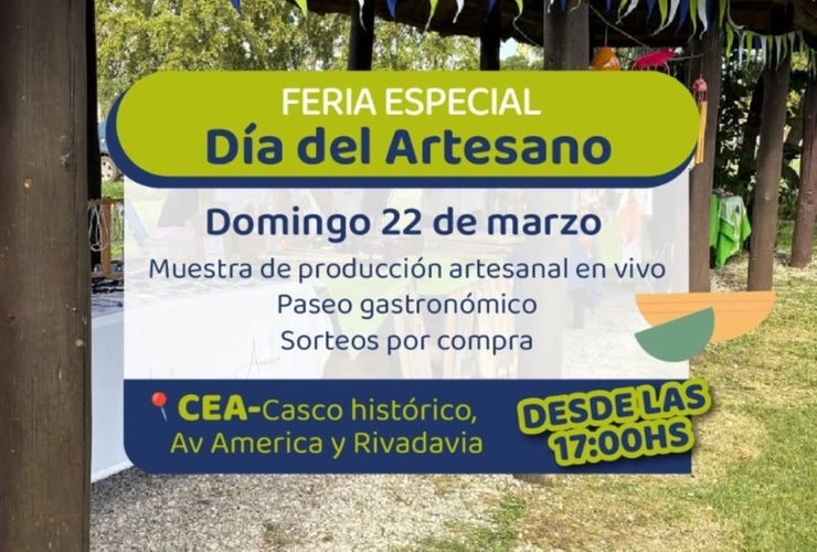 Imagen de Alvear celebrar&aacute; el D&iacute;a del Artesano con una feria especial en el casco hist&oacute;rico