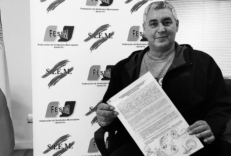 Imagen de Fighiera: FESIM acord&oacute; cl&aacute;usula gatillo mensual para el salario municipal