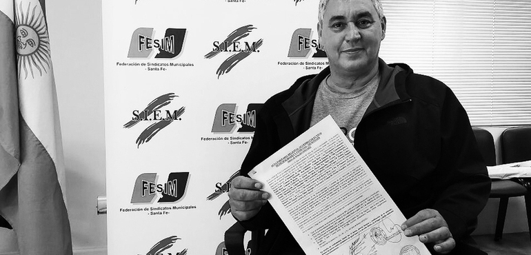 Imagen de Fighiera: FESIM acord&oacute; cl&aacute;usula gatillo mensual para el salario municipal