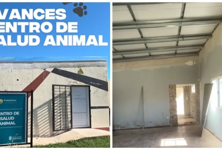 Imagen de Avanza la reconstrucci&oacute;n del Centro de Salud Animal tras los da&ntilde;os por la tormenta