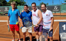 Imagen de Jornada de Pre Interclubes en 5ta cat. en Dobles Caballeros en ASAC