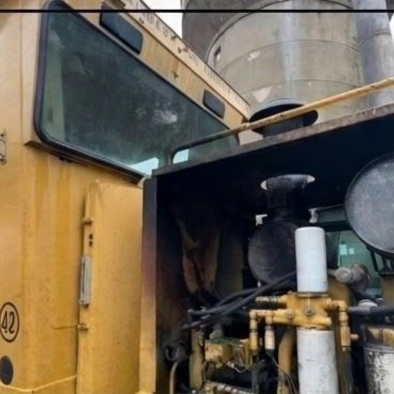 Imagen de Principio de incendio en una motoniveladora municipal en Arroyo Seco