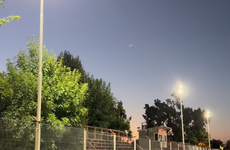 Imagen de Nuevas torres de iluminaci&oacute;n led en la cancha de f&uacute;tbol de Talleres