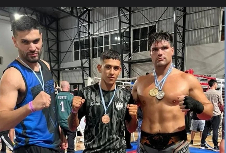 Imagen de Kick Boxing: competidores del Punisher Team de Uni&oacute;n ganaron medallas en la Copa Argentina 2026