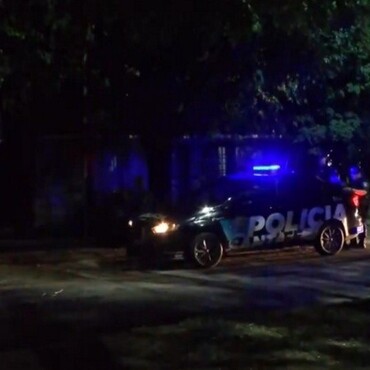 La Polic&iacute;a en el lugar del crimen.