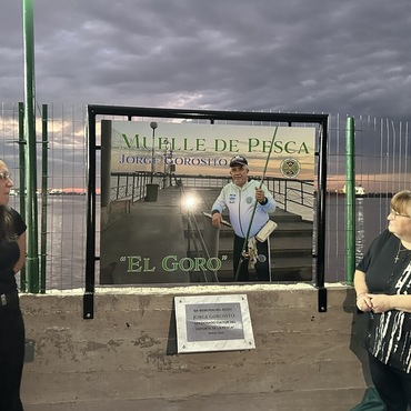 Imagen de Homenaje al pescador Jorge Gorosito en el Rowing Club