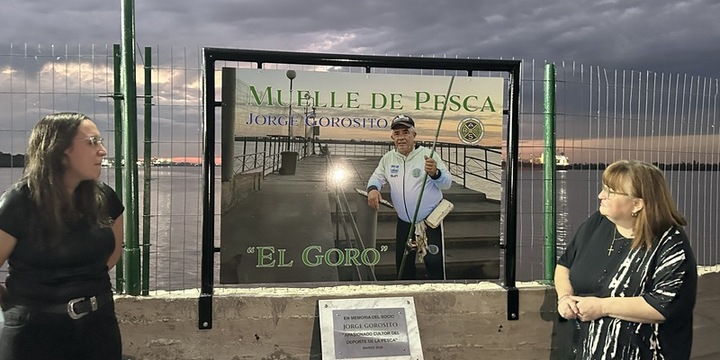 Imagen de Homenaje al pescador Jorge Gorosito en el Rowing Club
