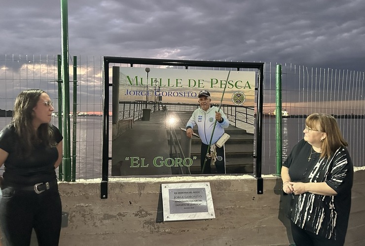 Imagen de Homenaje al pescador Jorge Gorosito en el Rowing Club