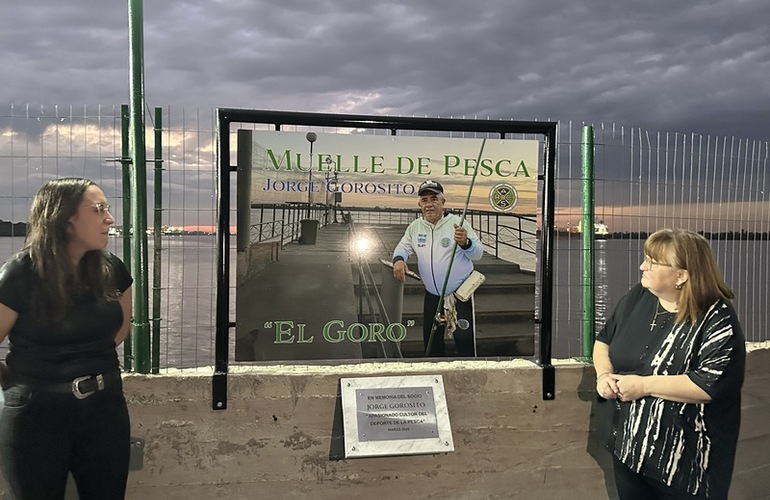 Imagen de Homenaje al pescador Jorge Gorosito en el Rowing Club