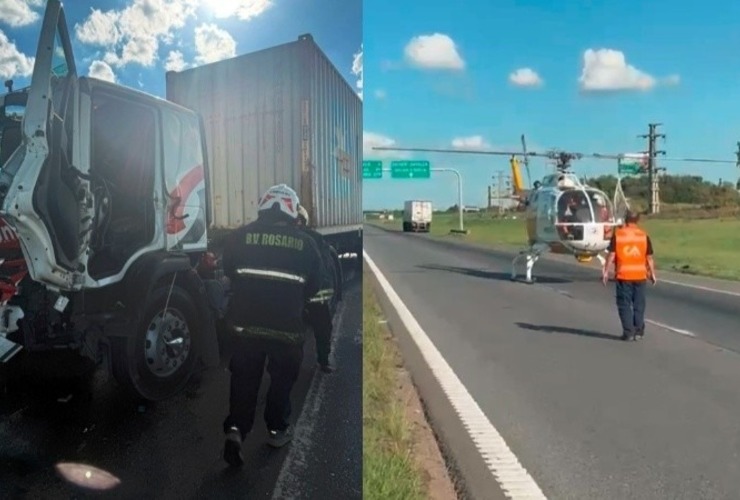 Fotos: Bomberos Voluntarios Rosario