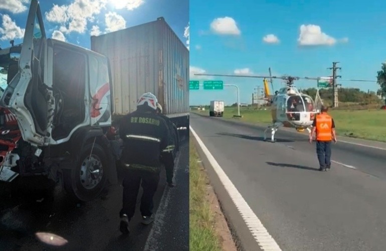 Fotos: Bomberos Voluntarios Rosario