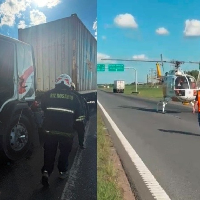 Fotos: Bomberos Voluntarios Rosario
