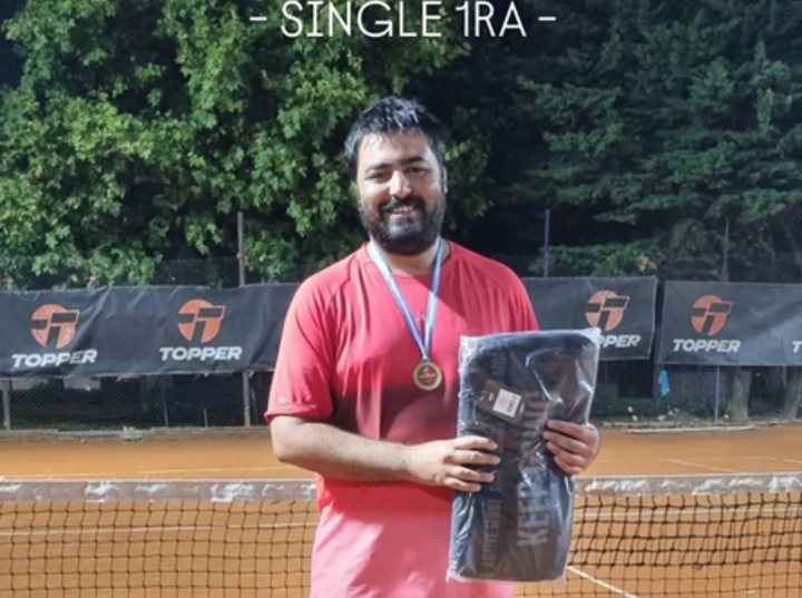 Imagen de Tenis ASAC: Lautaro Aranda Campe&oacute;n del Torneo Pre Interclubes en Singles 1era Caballeros