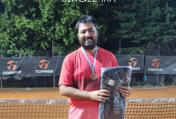 Imagen de Tenis ASAC: Lautaro Aranda Campe&oacute;n del Torneo Pre Interclubes en Singles 1era Caballeros