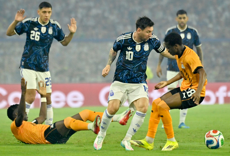 Imagen de Argentina gole&oacute; 5-0 a Zambia en el &uacute;ltimo amistoso previo al Mundial 2026