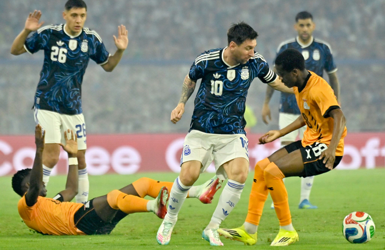 Imagen de Argentina gole&oacute; 5-0 a Zambia en el &uacute;ltimo amistoso previo al Mundial 2026
