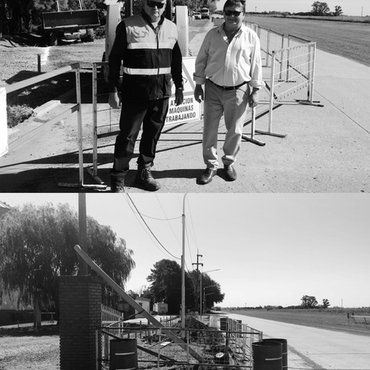 Imagen de Albarellos: La obra del gas natural comenz&oacute; a ejecutarse dentro del ejido urbano