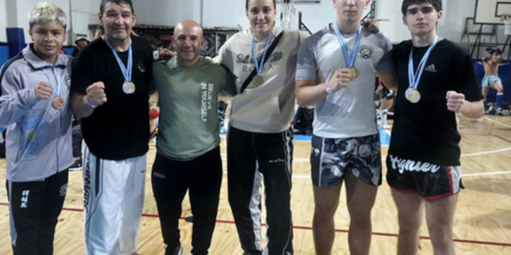 Imagen de Kick Boxing: competidores locales se destacaron en el Nacional de Castelar