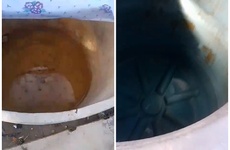 Nos enviaron video mostrando los tanques vac&iacute;os. Foto: capturas de pantalla