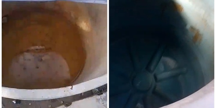 Nos enviaron video mostrando los tanques vac&iacute;os. Foto: capturas de pantalla