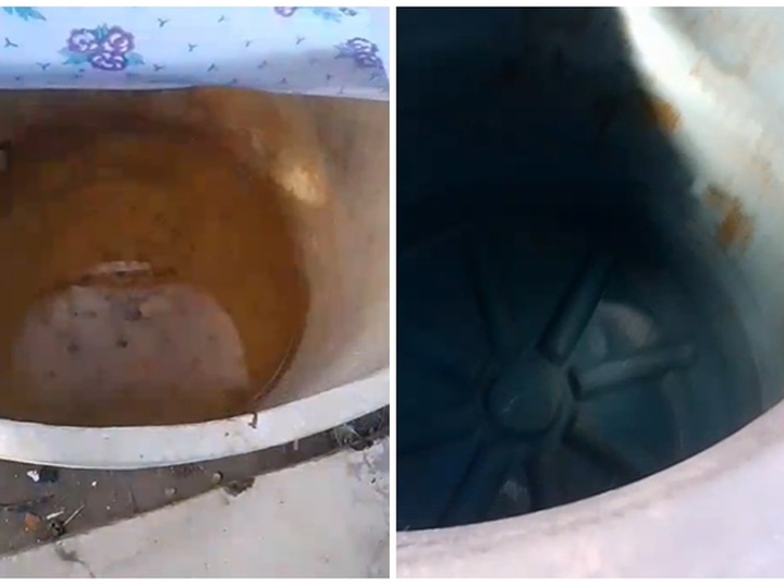 Nos enviaron video mostrando los tanques vac&iacute;os. Foto: capturas de pantalla