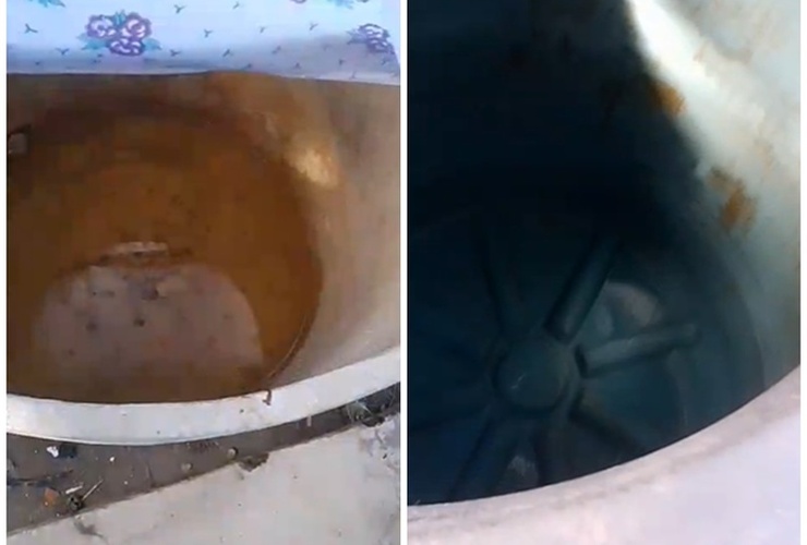 Nos enviaron video mostrando los tanques vac&iacute;os. Foto: capturas de pantalla