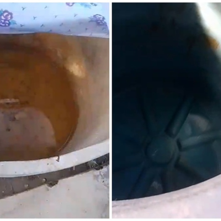 Nos enviaron video mostrando los tanques vac&iacute;os. Foto: capturas de pantalla