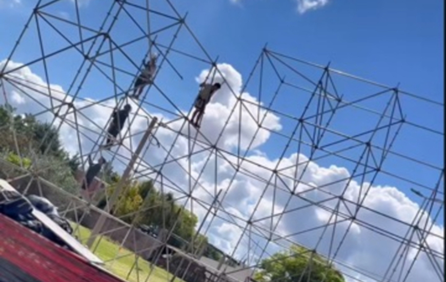 Imagen de Comenzaron con los preparativos para el Festival 128 aniversario de General Lagos
