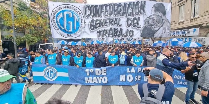 Imagen de La CGT confirm&oacute; una movilizaci&oacute;n a Plaza de Mayo por el D&iacute;a del Trabajador