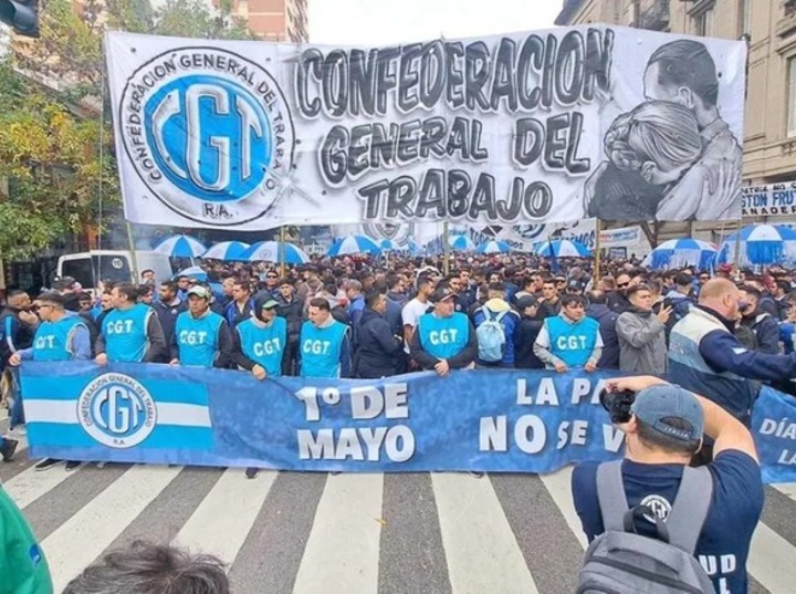 Imagen de La CGT confirm&oacute; una movilizaci&oacute;n a Plaza de Mayo por el D&iacute;a del Trabajador