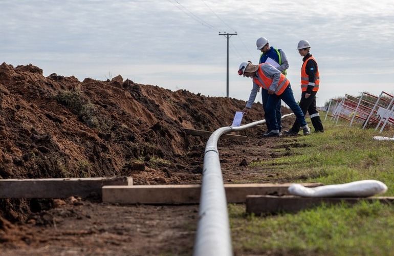 Imagen de Litoralgas avanza en la puesta en funcionamiento del Gasoducto Regional Centro II