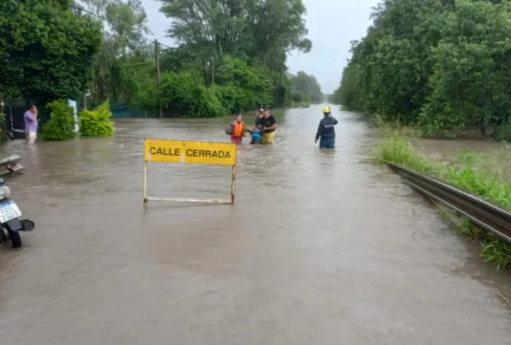 Imagen de Temporal hist&oacute;rico en Reconquista: cayeron m&aacute;s de 230 mm en 12 horas y hay miles de afectados