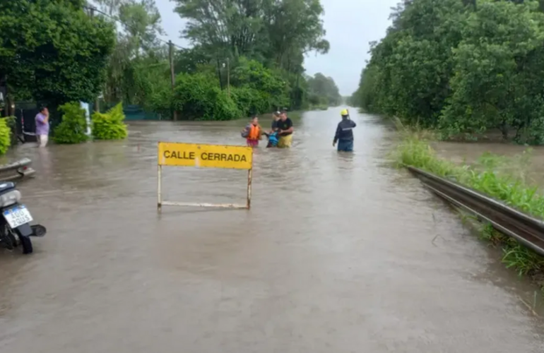Imagen de Temporal hist&oacute;rico en Reconquista: cayeron m&aacute;s de 230 mm en 12 horas y hay miles de afectados