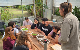 Imagen de Se realiz&oacute; un Taller de Huerta en el vivero Estaci&oacute;n Verde