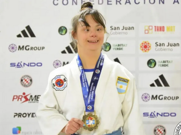 Imagen de Sue&ntilde;o mundialista: una atleta rosarina busca apoyo para representar al pa&iacute;s en el Mundial de Judo para personas con S&iacute;ndrome de Down