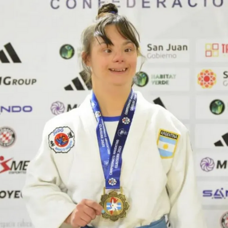 Imagen de Sue&ntilde;o mundialista: una atleta rosarina busca apoyo para representar al pa&iacute;s en el Mundial de Judo para personas con S&iacute;ndrome de Down