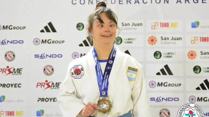 Imagen de Sue&ntilde;o mundialista: una atleta rosarina busca apoyo para representar al pa&iacute;s en el Mundial de Judo para personas con S&iacute;ndrome de Down