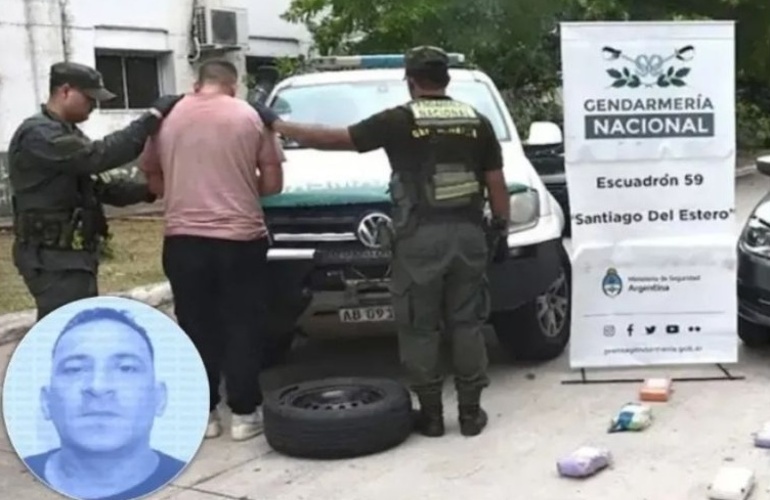 Imagen de El detenido con coca&iacute;na rumbo a Arroyo Seco ten&iacute;a un antecedente extremo en la c&aacute;rcel de San Nicol&aacute;s
