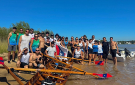Imagen de Traves&iacute;a de Remo Rosario - Arroyo Seco con el Rowing Club y entidades rosarinas