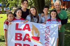 Imagen de Nadadores de Labarra Ol&iacute;mpica, participaron con &eacute;xito del Torneo 105 Aniversario Celeste en Totoras