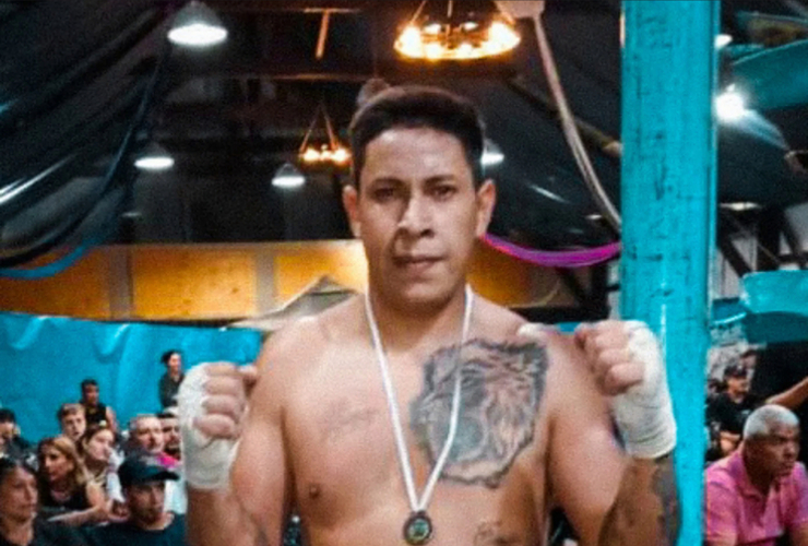 Imagen de Walter Cabrera de Muay Thai ASAC, logr&oacute; un gran triunfo en su primera competencia en Rold&aacute;n