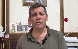 Imagen de De Lorenzi sobre la obra frenada de las piletas decantadoras: "Asumo esta situaci&oacute;n"
