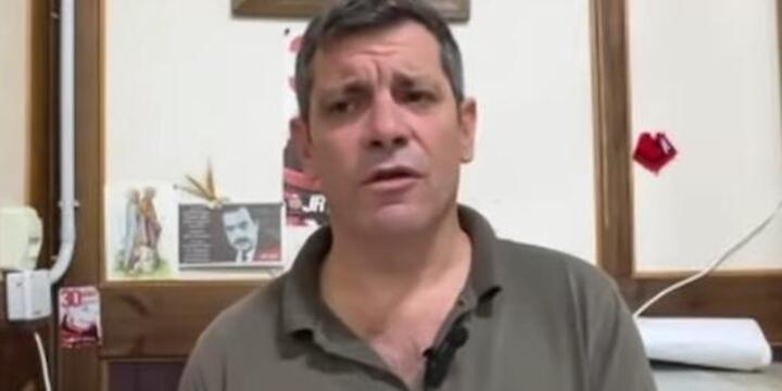 Imagen de De Lorenzi sobre la obra frenada de las piletas decantadoras: "Asumo esta situaci&oacute;n"