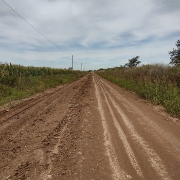 Imagen de Albarellos: Caminos Rurales: Paponi reconoci&oacute; "falencias" pero siguen trabajando a pesar del mal clima