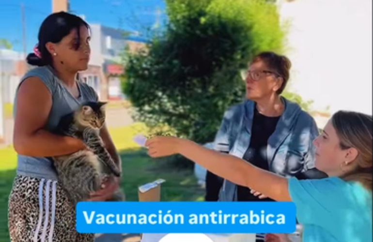 Imagen de Exitosa campa&ntilde;a de vacunaci&oacute;n antirr&aacute;bica para mascotas