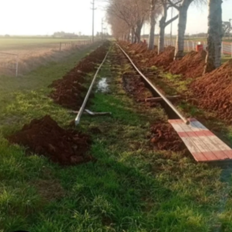 Las obras se hab&iacute;an iniciado tiempo atr&aacute;s y este nuevo servicio marca un gran avance para la localidad. Foto: Archivo